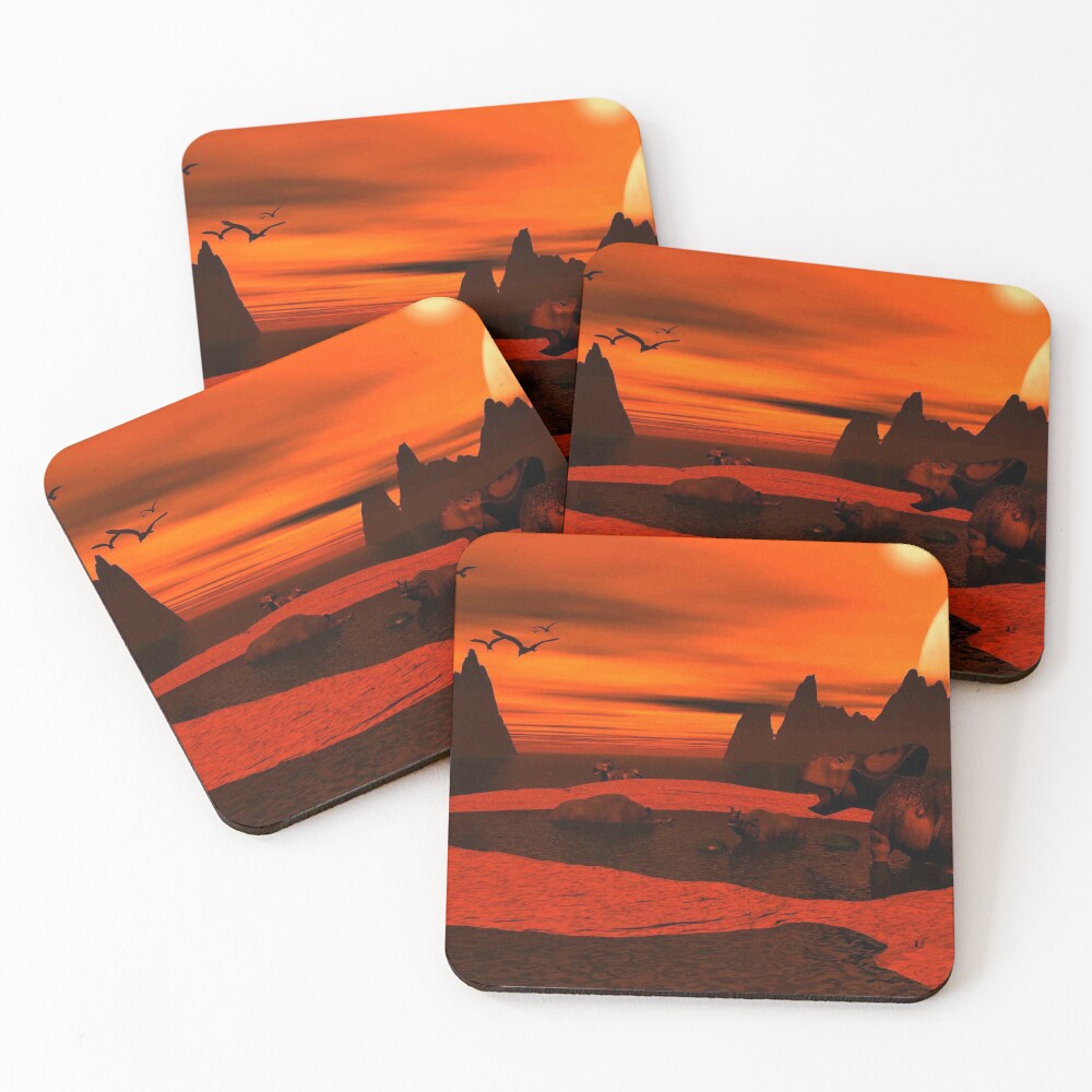 Tar Pits Coasters (Set of 4)