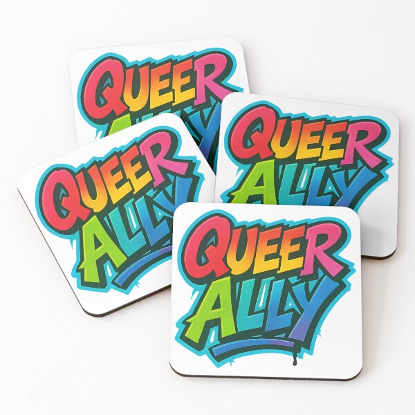 Item preview, Queer Ally – Bold Rainbow Graffiti designed and sold by Haus Of Sin.