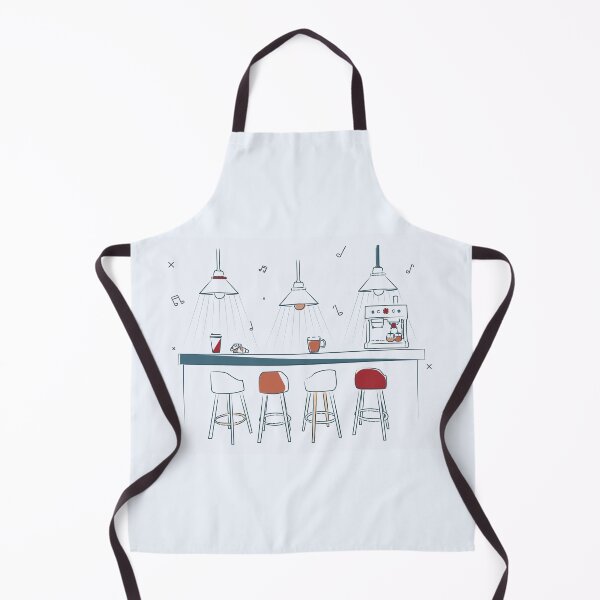 Item preview, Cafe Bar Drawing designed and sold by clawinyourback.
