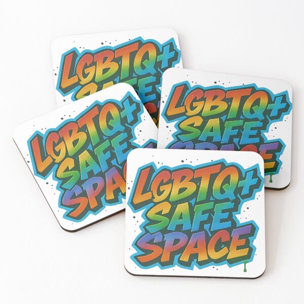 Item preview, LGBTQ+ Safe Space – Bold Graffiti Design designed and sold by Haus Of Sin.