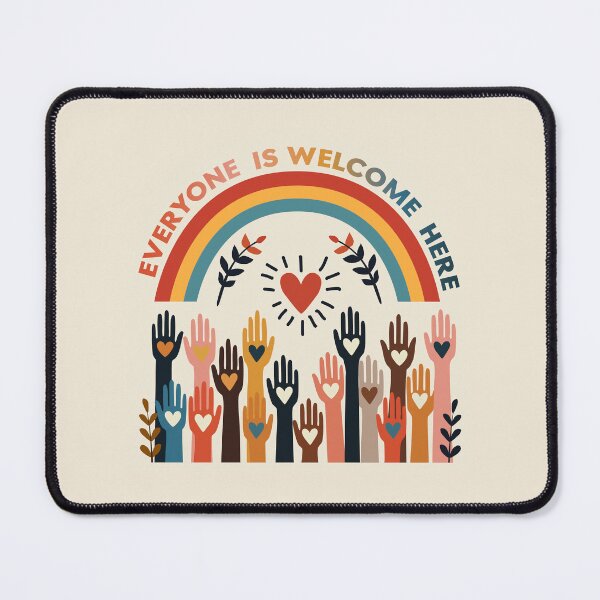 Item preview, Everyone is Welcome Here - Welcome With Love designed and sold by MiniindY Pop.