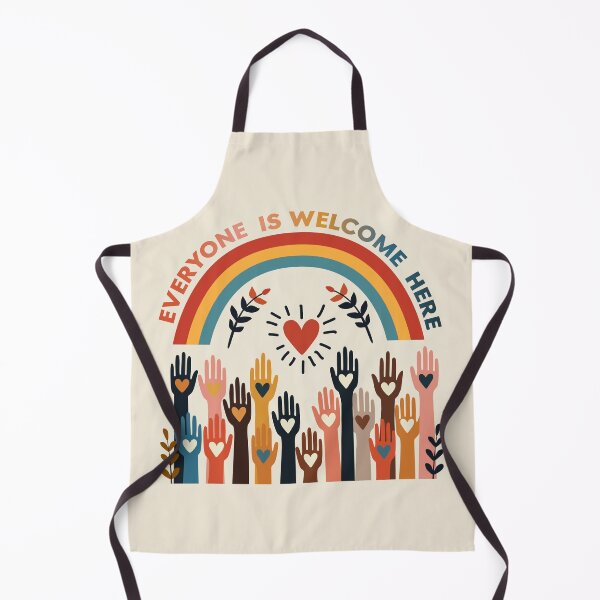 Item preview, Everyone is Welcome Here - Welcome With Love designed and sold by MiniindY Pop.