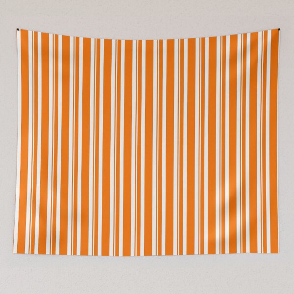 Item preview, Orange Dapper Dans Vertical Stripes designed and sold by Feeling Artsy.