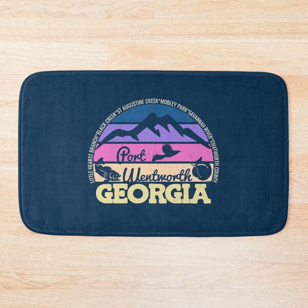 Item preview, Port Wentworth Georgia Sunset Retro Vintage Local Pride Logo designed and sold by CRHPOD20.