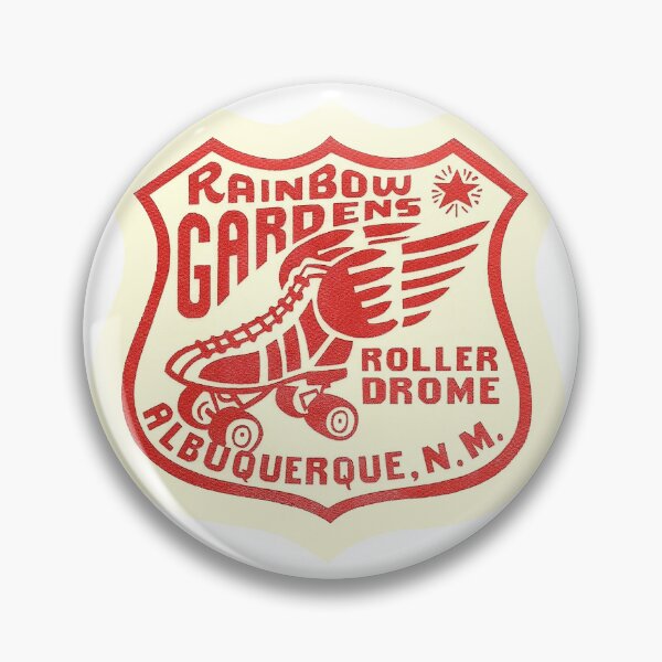 Item preview, Calcomanía para pista de patinaje sobre ruedas Rainbow Gardens Roller Drome, Albuquerque, Nuevo México designed and sold by tislord.
