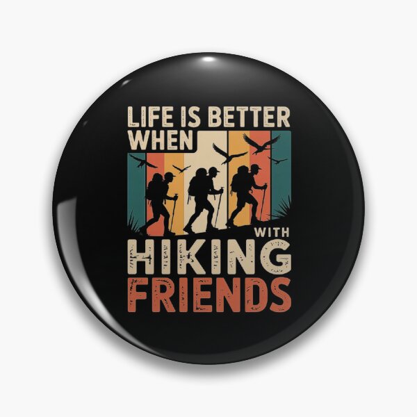 Item preview, Vintage Hiking Friends Graphic with Outdoor Adventure Theme designed and sold by love3617.