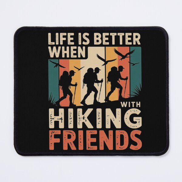 Item preview, Vintage Hiking Friends Graphic with Outdoor Adventure Theme designed and sold by love3617.