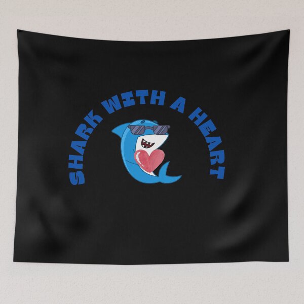 Item preview, Shark with a Heart designed and sold by CCEINnoc.