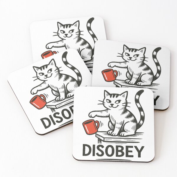 Item preview, Subversive Kitty - Disobey designed and sold by OpenArt.