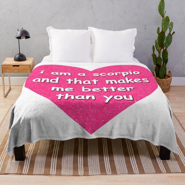 Item preview, “I am a scorpio and that makes me better than you” Glitter Heart designed and sold by maythemusic.