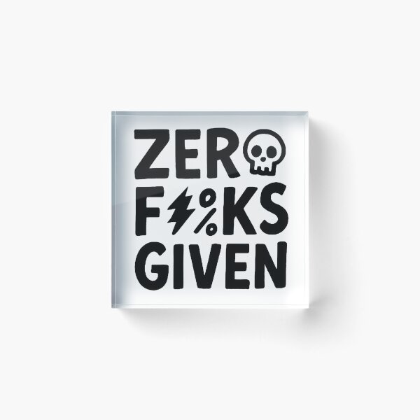 Item preview, Zero Fucks Given designed and sold by FarieArt.