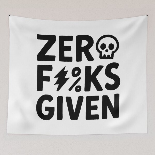 Item preview, Zero Fucks Given designed and sold by FarieArt.