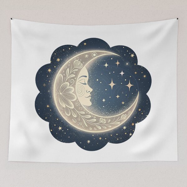 Item preview, Moony Aesthetic Celestial Design | Minimal Moon Phases Art | Lunar Vibes Gift Idea designed and sold by PnrArtDesign.