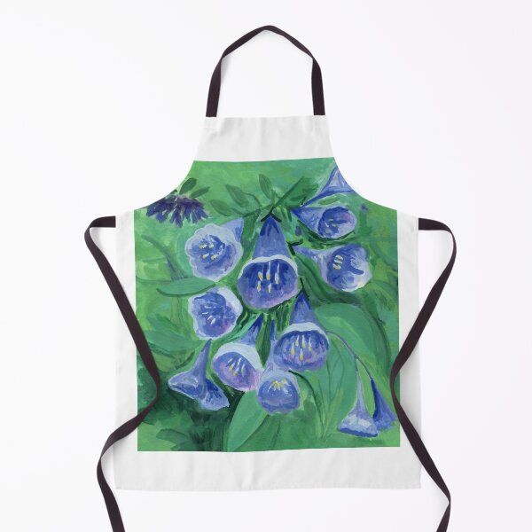 Artikelvorschau, Virginia Bluebells Gouache-Malerei entworfen und verkauft von SomeChicksArt.
