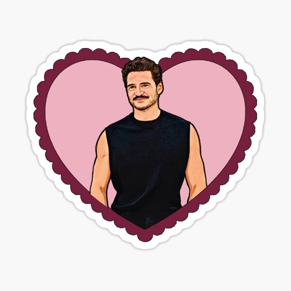 Artikel-Vorschau von Pedro Pascal Liebesherz, designt und verkauft von baranskini.