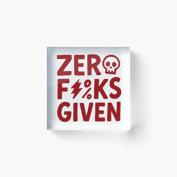 Item preview, Zero Fucks Given  designed and sold by FarieArt.