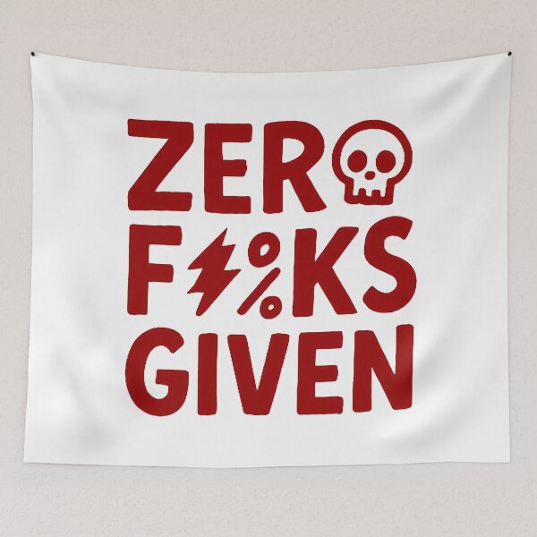 Item preview, Zero Fucks Given  designed and sold by FarieArt.