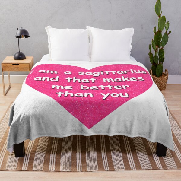 Item preview, “I am a sagittarius and that makes me better than you” Glitter Heart designed and sold by maythemusic.