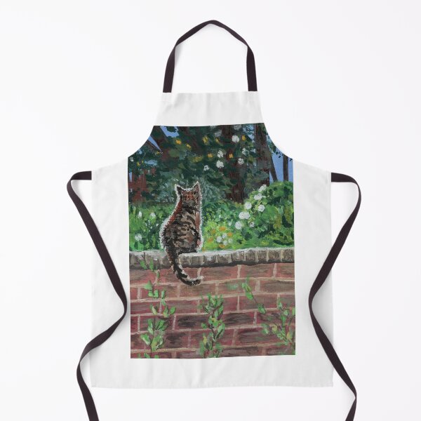 Item preview, Tabby Cat Enjoying Sunshine Gouache Painting designed and sold by SomeChicksArt.