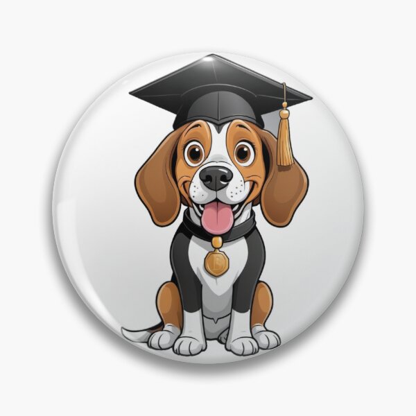 Item preview, Funny Beagle Portrait  - Comic Student Gift  -  Goofy Dog & Cat Owner Gifts – Humor Pet Lover Design  designed and sold by KoraTalks.
