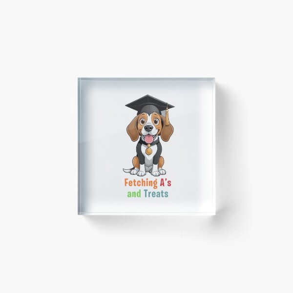 Item preview, Funny Beagle Portrait  - Comic Student Gift  -  Goofy Dog & Cat Owner Gifts – Humor Pet Lover Design  designed and sold by KoraTalks.