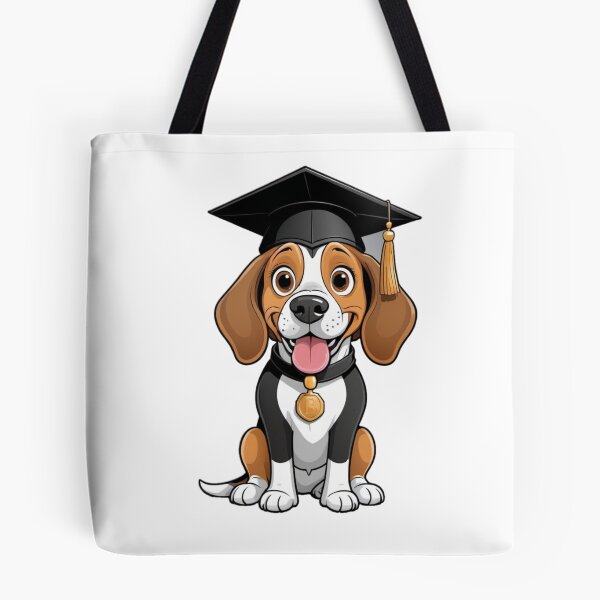 Item preview, Funny Beagle Portrait  - Comic Student Gift  -  Goofy Dog & Cat Owner Gifts – Humor Pet Lover Design  designed and sold by KoraTalks.