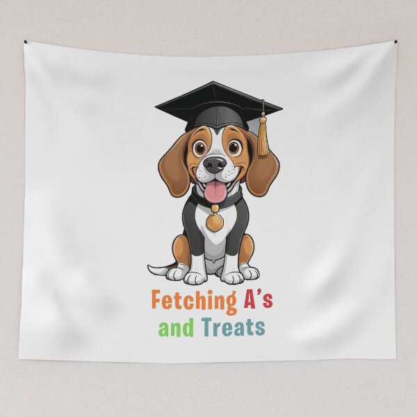 Item preview, Funny Beagle Portrait  - Comic Student Gift  -  Goofy Dog & Cat Owner Gifts – Humor Pet Lover Design  designed and sold by KoraTalks.