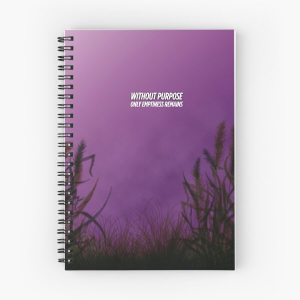 Item preview, Night Sky Serenity: Inspiring Purple Evening View with Deep Quote for Nature Lovers, Dreamers & Truth Seekers designed and sold by knalpot-design.