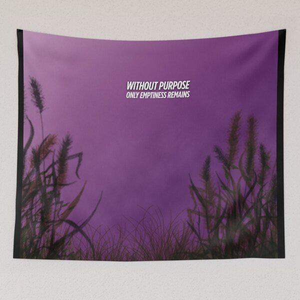 Item preview, Night Sky Serenity: Inspiring Purple Evening View with Deep Quote for Nature Lovers, Dreamers & Truth Seekers designed and sold by knalpot-design.