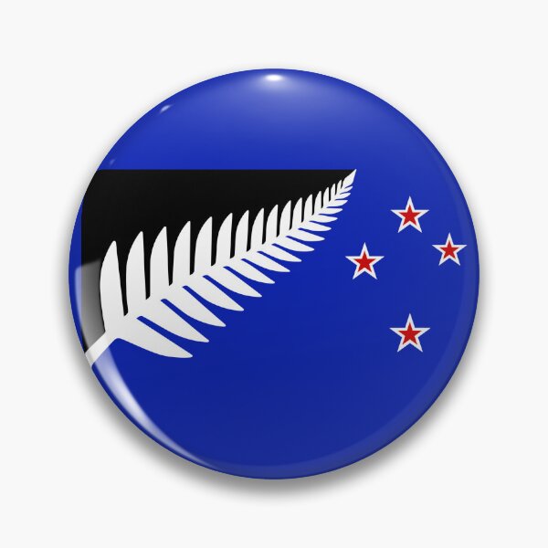 Item preview, NZ Flag Design Silver Fern by Kyle Lockwood designed and sold by Beluga Cat.