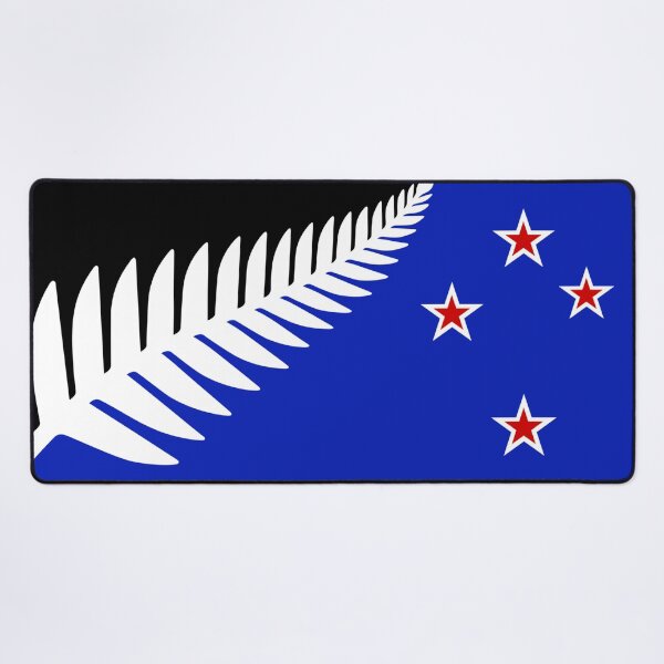 Item preview, NZ Flag Design Silver Fern by Kyle Lockwood designed and sold by Beluga Cat.
