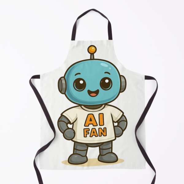 Item preview, Cute Robot AI Fan designed and sold by Simplybe1.