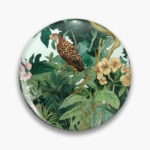Item preview, Little birds hiding in the forest designed and sold by P&U Fabric.