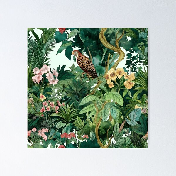 Artikelvorschau, Little birds hiding in the forest entworfen und verkauft von P&U Fabric.