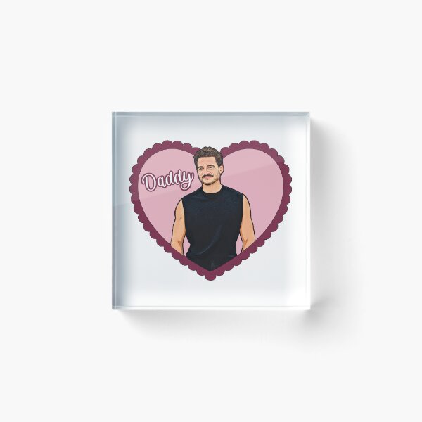 Item preview, Pedro Pascal Daddy Love Heart designed and sold by baranskini.