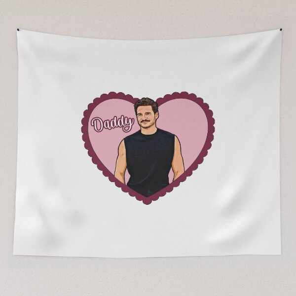 Item preview, Pedro Pascal Daddy Love Heart designed and sold by baranskini.