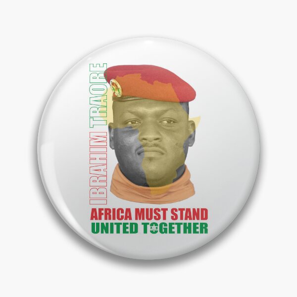 Item preview, Ibrahim Traoré t-shirt - Africa Must Stand United Together T-Shirt, Unity Statement designed and sold by tuji28.