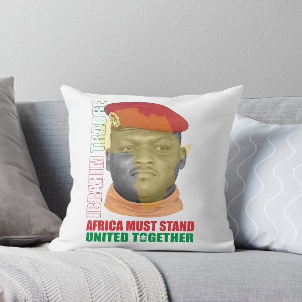 Item preview, Ibrahim Traoré t-shirt - Africa Must Stand United Together T-Shirt, Unity Statement designed and sold by tuji28.