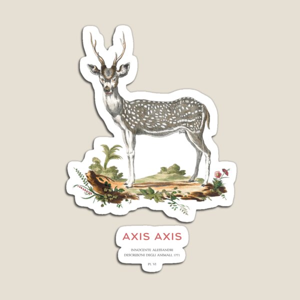 Item preview, Axis Deer Antique Engraving designed and sold by Vintagrafica.