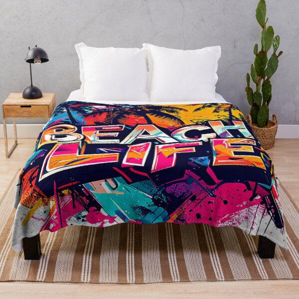 Item preview, Vida en la playa con grafitis designed and sold by ibelieveimages.