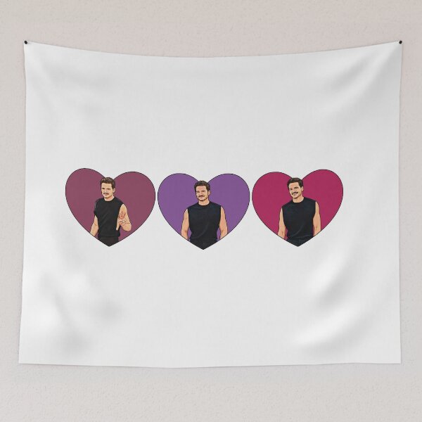 Item preview, Pedro Pascal Love Hearts designed and sold by baranskini.