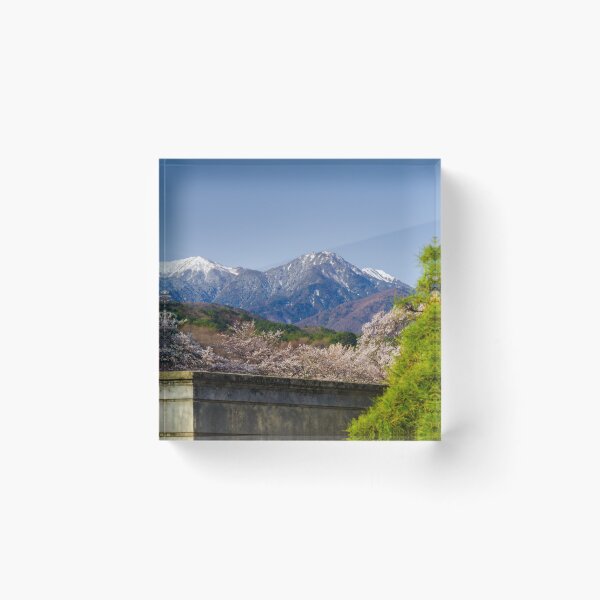 Item preview, Snow-Capped Mountains Beyond Temple Gardens designed and sold by Pix4Japan.