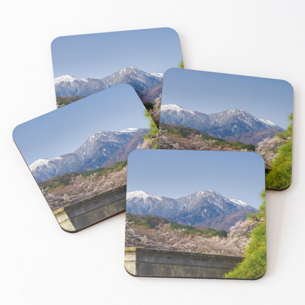 Item preview, Snow-Capped Mountains Beyond Temple Gardens designed and sold by Pix4Japan.