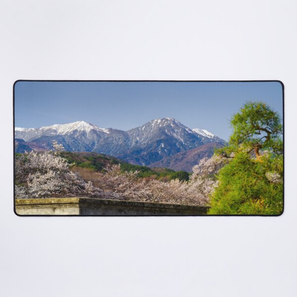 Item preview, Snow-Capped Mountains Beyond Temple Gardens designed and sold by Pix4Japan.