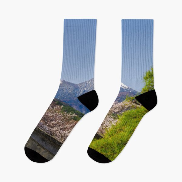 Item preview, Snow-Capped Mountains Beyond Temple Gardens designed and sold by Pix4Japan.