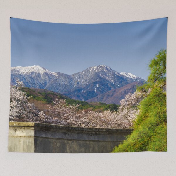 Item preview, Snow-Capped Mountains Beyond Temple Gardens designed and sold by Pix4Japan.