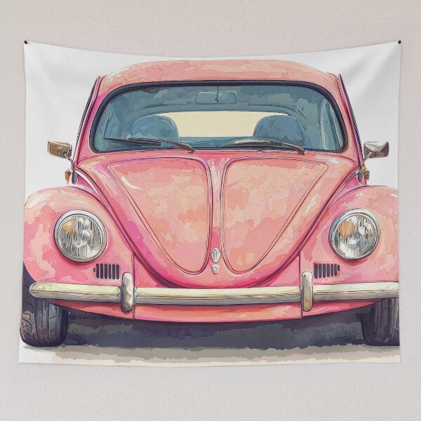 Item preview, pink car classic legendary oldschool vehicle | dejco.art  designed and sold by dejco.art.