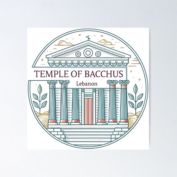 Item preview, Temple of Bacchus Lebanon designed and sold by likbatonboot.