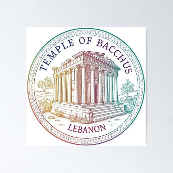 Item preview, Temple of Bacchus Lebanon designed and sold by likbatonboot.
