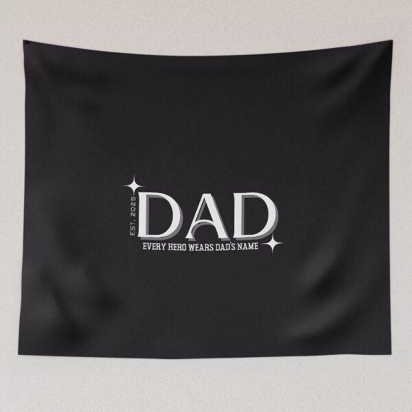 Item preview, Dad - Every Hero Wears Dad’s Name | Father's Day Gift | Proud Dad Design designed and sold by azersan.